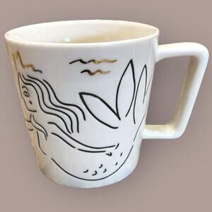 STARBUCKS Siren at Sea 2017 Anniversary Collection White Ceramic Mug 12 OZ 355ml